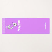 Cat Pose Mauve Yoga Mat (Voorkant (horizontaal))