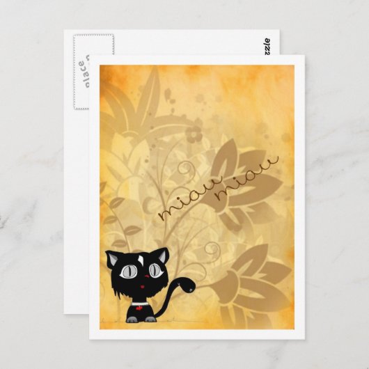 Cat-post Briefkaart (Voorkant / Achterkant)