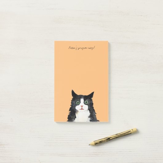 Cat Post-it® Notes (Op bureau)
