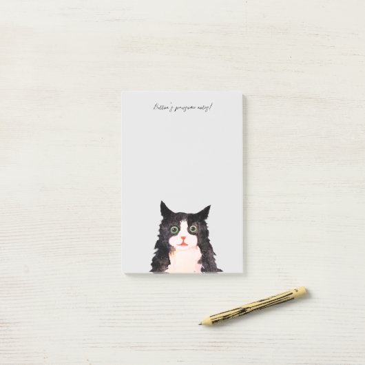 Cat Post-it® Notes (Op bureau)