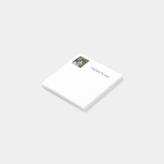 Cat Post-it Opmerkingen Post-it® Notes (Schuin)