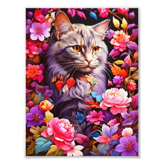 Cat Poster - Muurdecoratie (Voorkant)