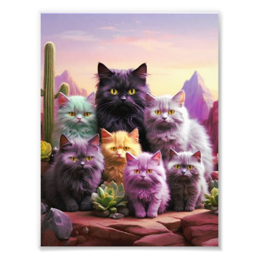 Cat Poster - Muurkunst decor (Voorkant)