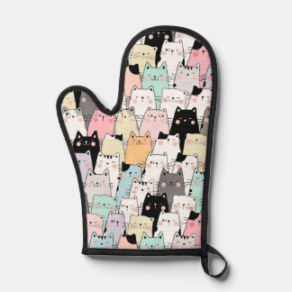 Cat pot holder kitchen mitt ovenwant