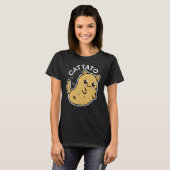 Cat Potato Cattato Hilarious Novelty T-shirt (Voorkant volledig)