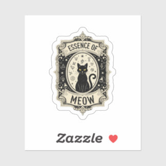 Cat Potion Label – Essentie van Meow Sticker