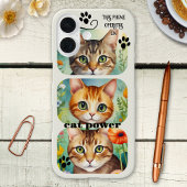 Cat Power Funny Purring Device Phone Case