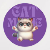 Cat Power Labels (Design 1)