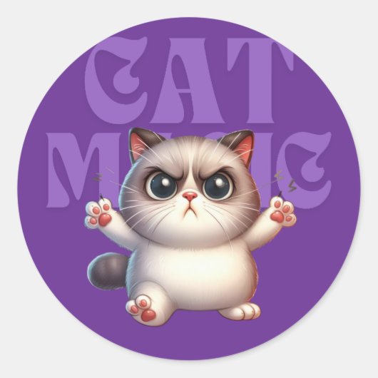 Cat Power Sticker (Voorkant)