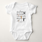 Cat PplayNote Music, Naughty Cat Gift, Cute Cat Romper (Voorkant)