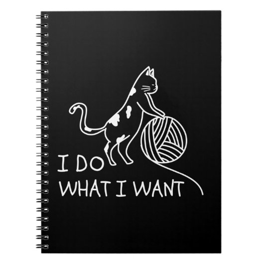 Cat PplayYarn Notitieboek (Voorkant)