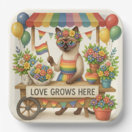 Cat Pride Paws Kat-geïnspireerde Pride LGBTQ Papieren Bordje