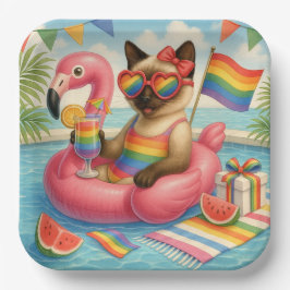 Cat Pride Paws Kat-geïnspireerde Pride LGBTQ Papieren Bordje