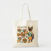 Cat Pride Paws Kat-geïnspireerde Pride LGBTQ Tote Bag (Voorkant)