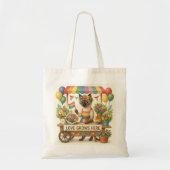 Cat Pride Paws Kat-geïnspireerde Pride LGBTQ Tote Bag (Voorkant)