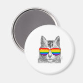 Cat Pride zonnebril Magneet (Voorkant / Achterkant)