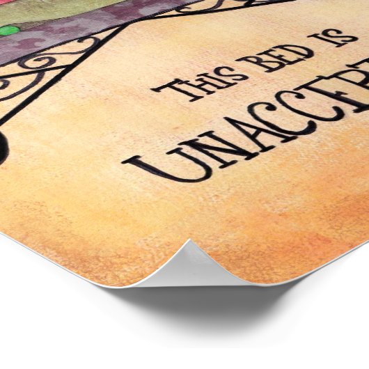 Cat Princess en het Pea-Poster Poster (Hoek)