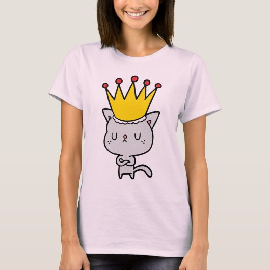 Cat Princess T-shirt (Voorkant)