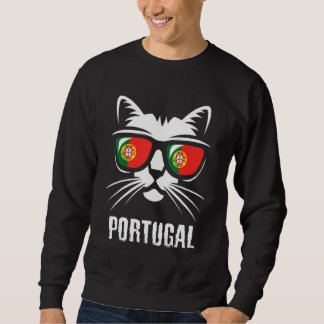 Cat Proud Portuguese Portugal Flag Trui