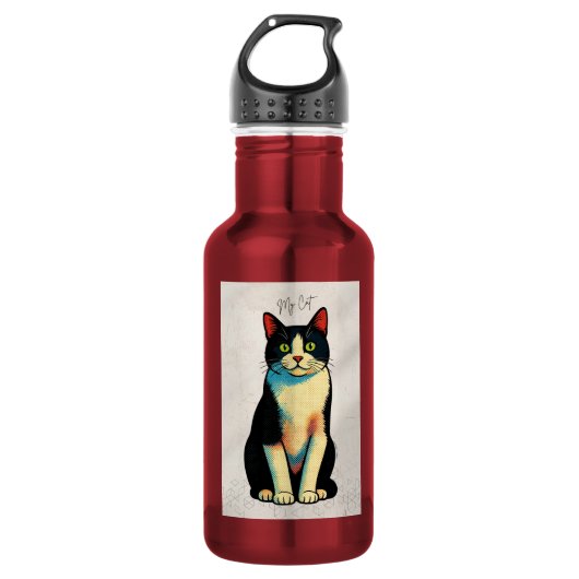 Cat Psiu Waterfles (Voorkant)