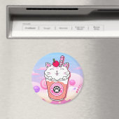 Cat Puccino Magneet (Insitu (Vaatwasser))