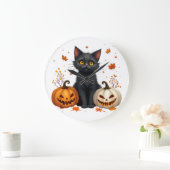 cat pumpkin grote klok (Huis)