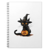 Cat Pumpkin Halloween Notitieboek (Voorkant)