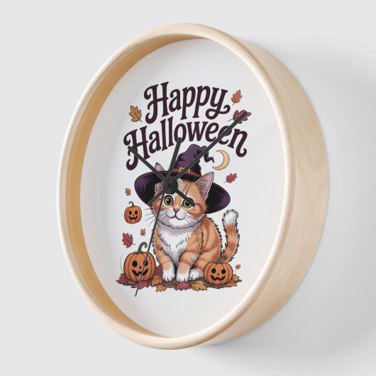 Cat Pumpkin Happy Halloween (Hoek)