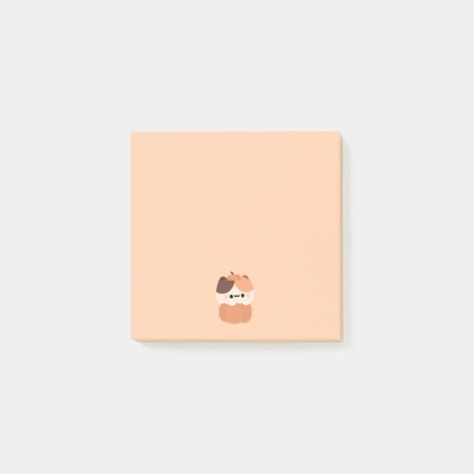Cat Pumpkin Post-it® Notes (Voorkant)