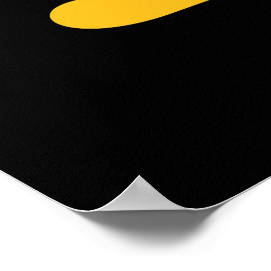 Cat Pun Dark BG Poster (Hoek)