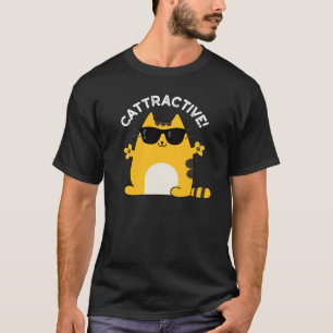 Cat Pun Dark BG T-shirt