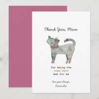 Cat Pun Purrfect Moederdag