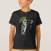 Cat Punk, Fun Graphic T-Shirt (Voorkant)