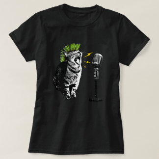 Cat Punk, Fun Graphic T-Shirt