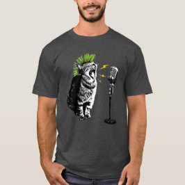 Cat Punk, Fun Graphic T-Shirt