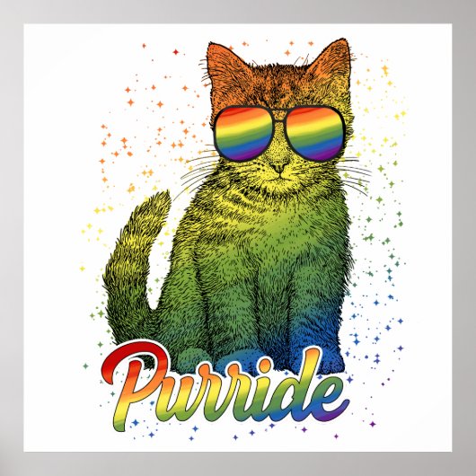 Cat Purride LGBT Poster (Voorkant)
