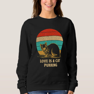 Cat Purring Animal Pun Positivity Cat  Positive Qu Trui
