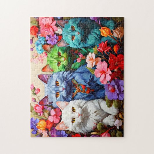 Cat Puzzle Legpuzzel (Verticaal)