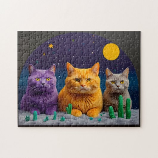 Cat Puzzle Legpuzzel (Horizontaal)