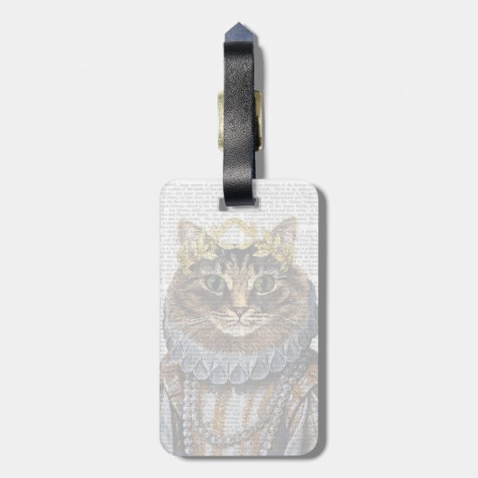 Cat Queen Bagagelabel (Achterkant verticaal)