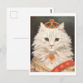  Cat Queen Briefkaart (Voorkant / Achterkant)