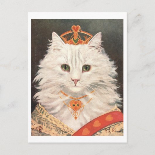  Cat Queen Briefkaart (Voorkant)