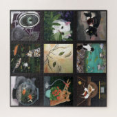 Cat Quilt Jigzaag Puzzle Legpuzzel (Horizontaal)