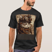 Cat Quilting Steampunk T-shirt (Voorkant)