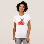 Cat Quinceanera T-shirt (Voorkant volledig)