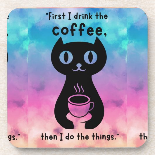 CAT-quote Bier Onderzetter (Voorkant)