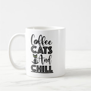 Cat Quote: Katten, Koffie en Chill Koffiemok