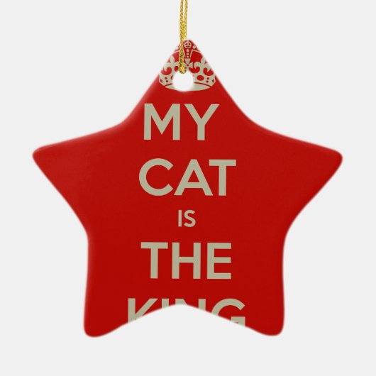 CAT-quote Keramisch Ornament (Voorkant)