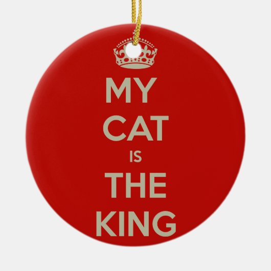 CAT-quote Keramisch Ornament (Voorkant)