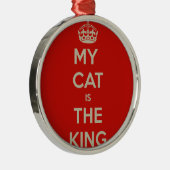 CAT-quote Metalen Ornament (Rechts)